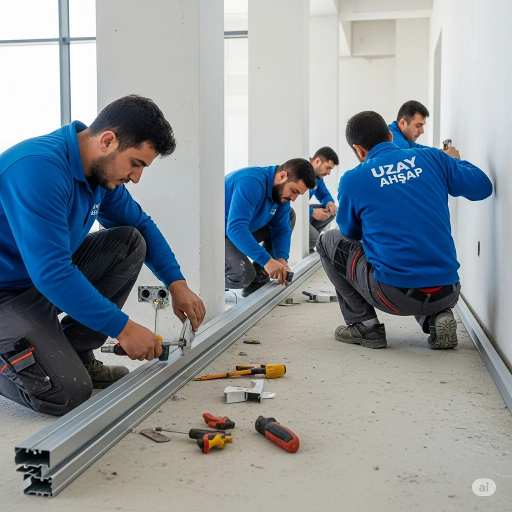 Alüminyum Süpürgelik Uygulaması